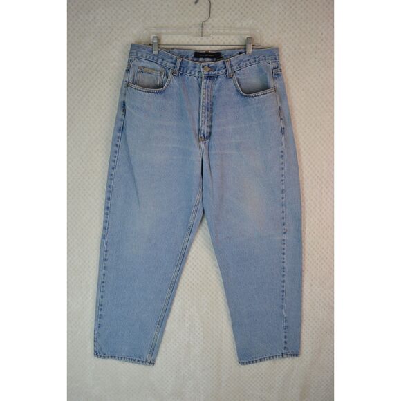 Calvin Klein Jeans Men's 36x30 Easy Fit Double Stone Wash Tapered Jeans - Picture 1 of 16